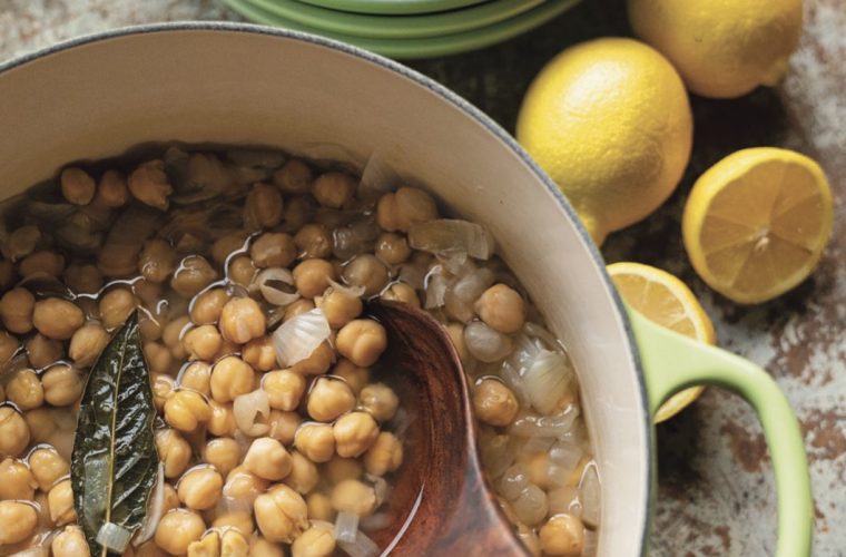 Chickpea Soup with Lemon and Herbs