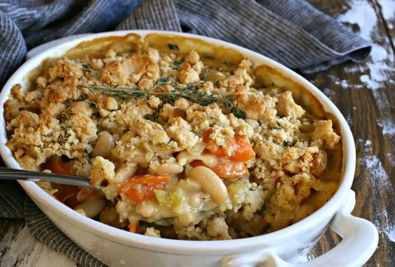 White Bean and Root Vegetable Casserole