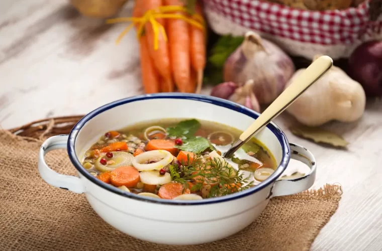 Big-Batch Adventist Vegetable Soup